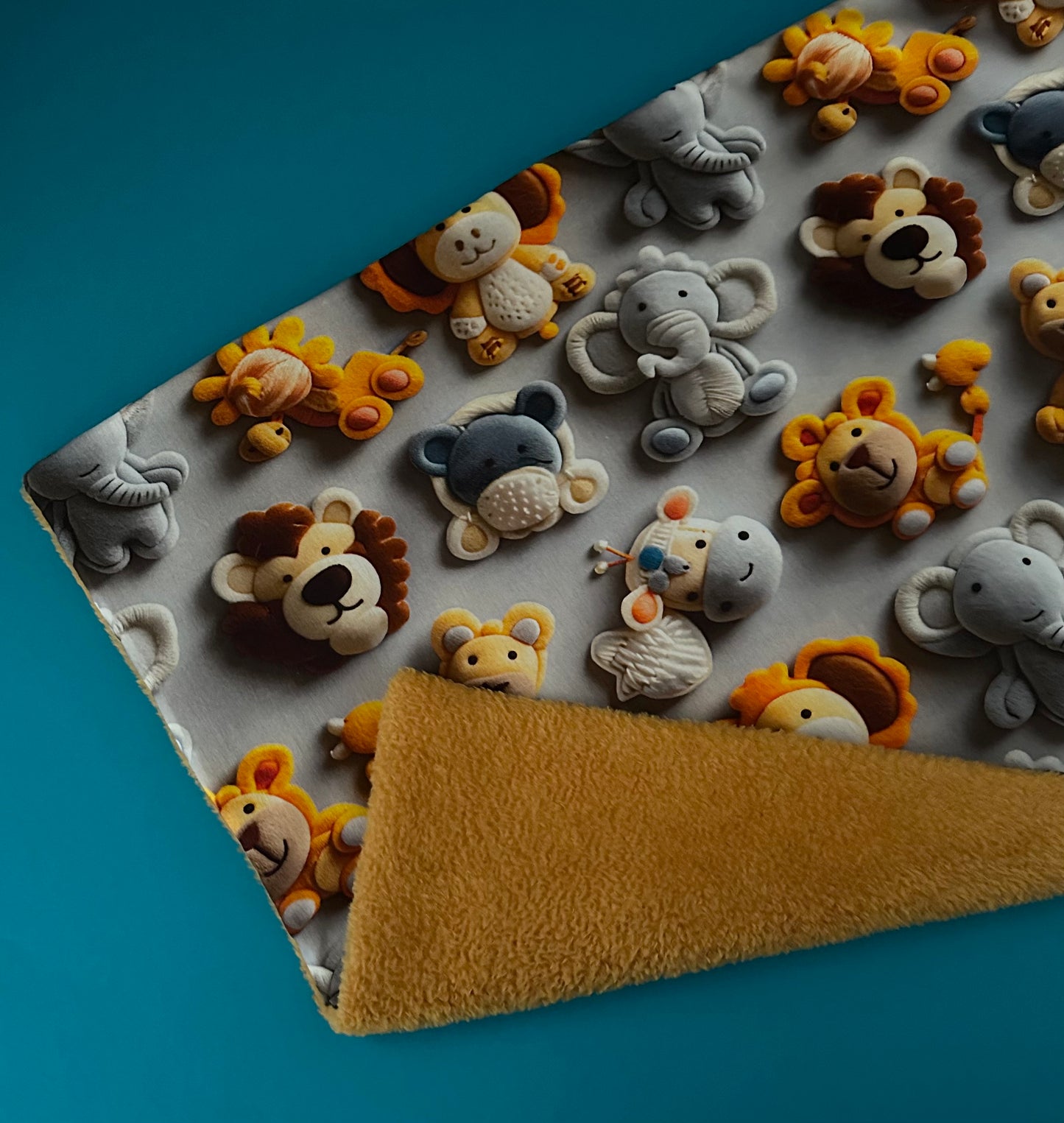 Fertig für dich: Baumwolldecke Wildtiere - sofort verfügbar