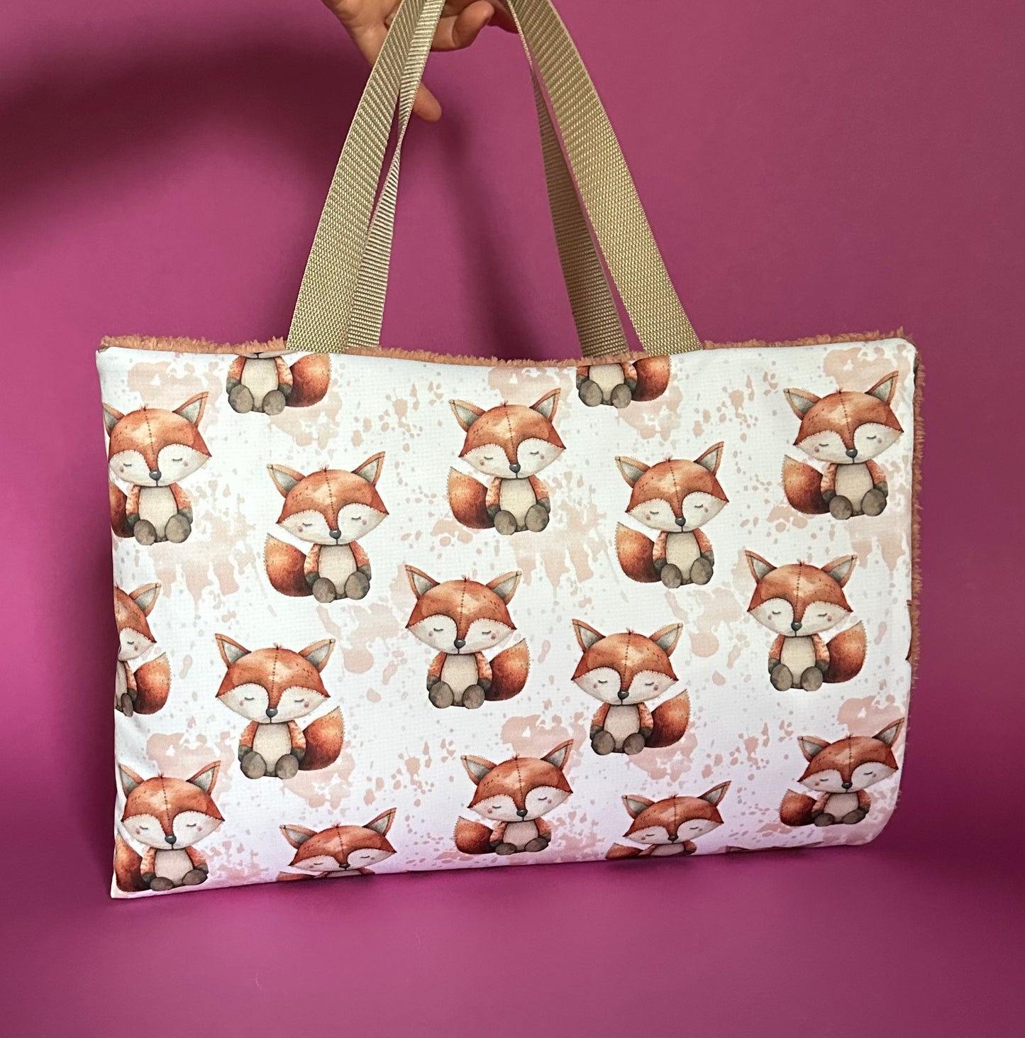 Sofortkauf | Decke to go Fuchs beige