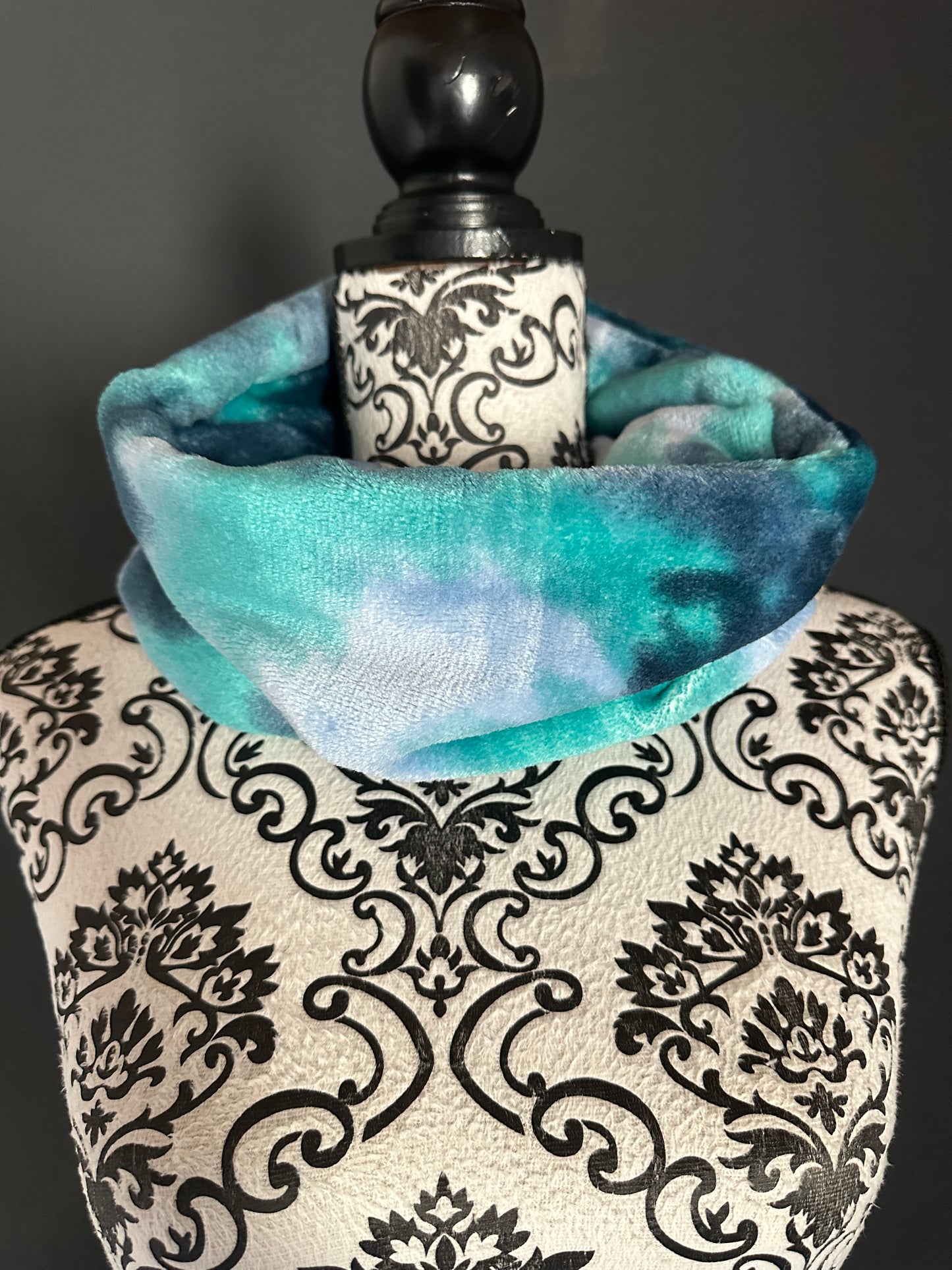 Sofortkauf | Halssocke Farbverlauf grün / grau