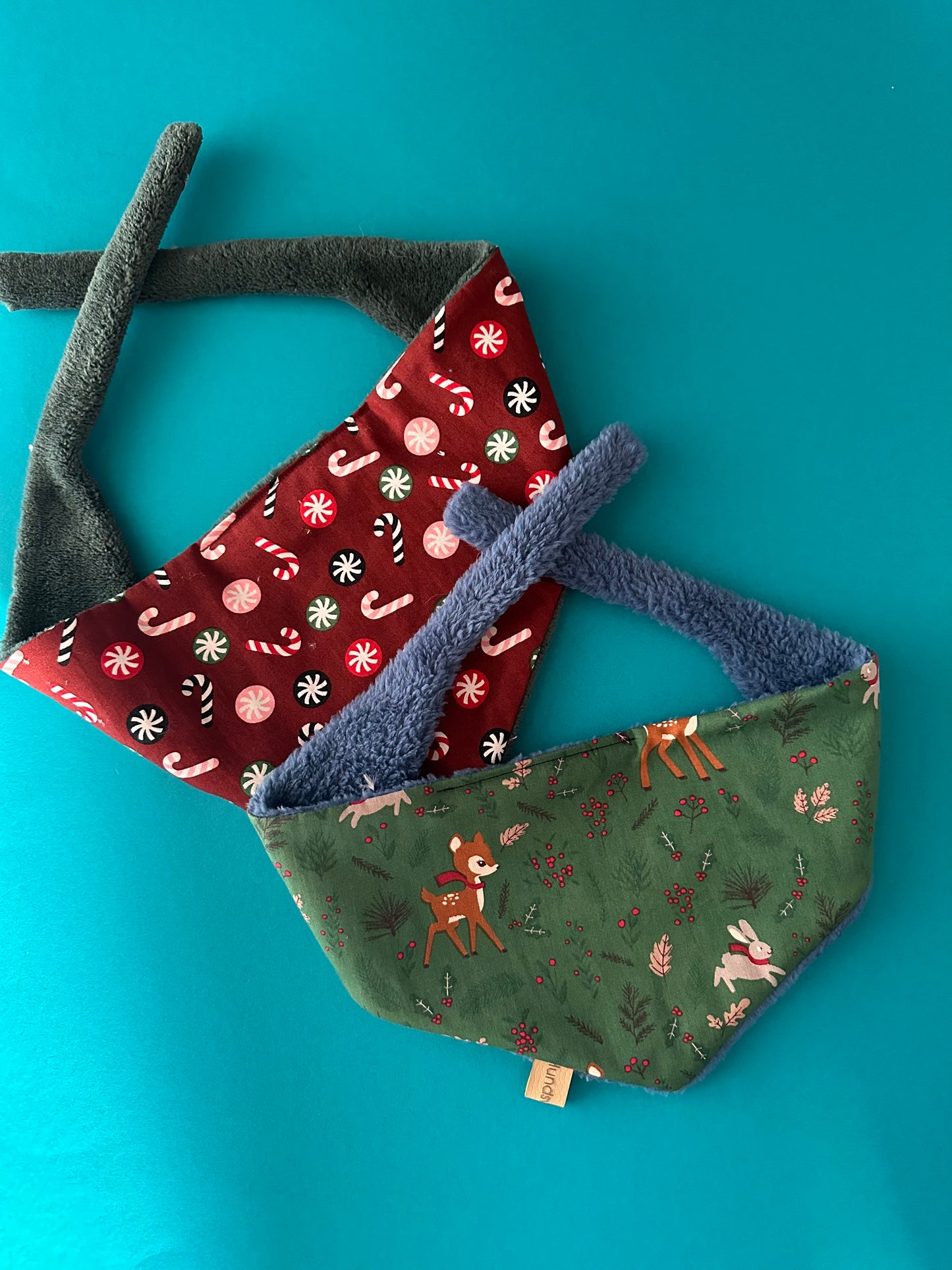 Weihnachts - Halstuch zum Knoten