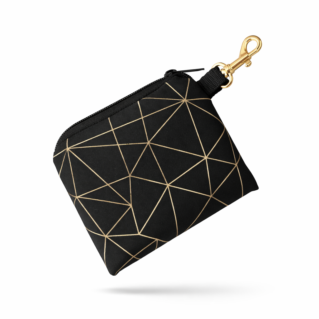 Sofortkauf | Taschenzwerg grafisch schwarz / gold