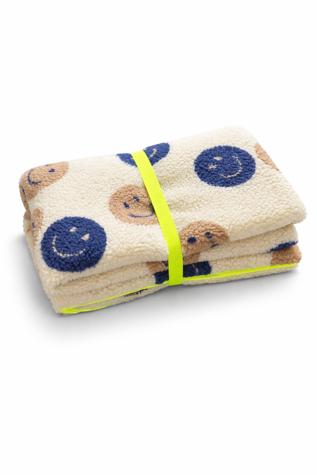 Sofortkauf | Lieblingsplatz to go Smiley beige mit Neongelb
