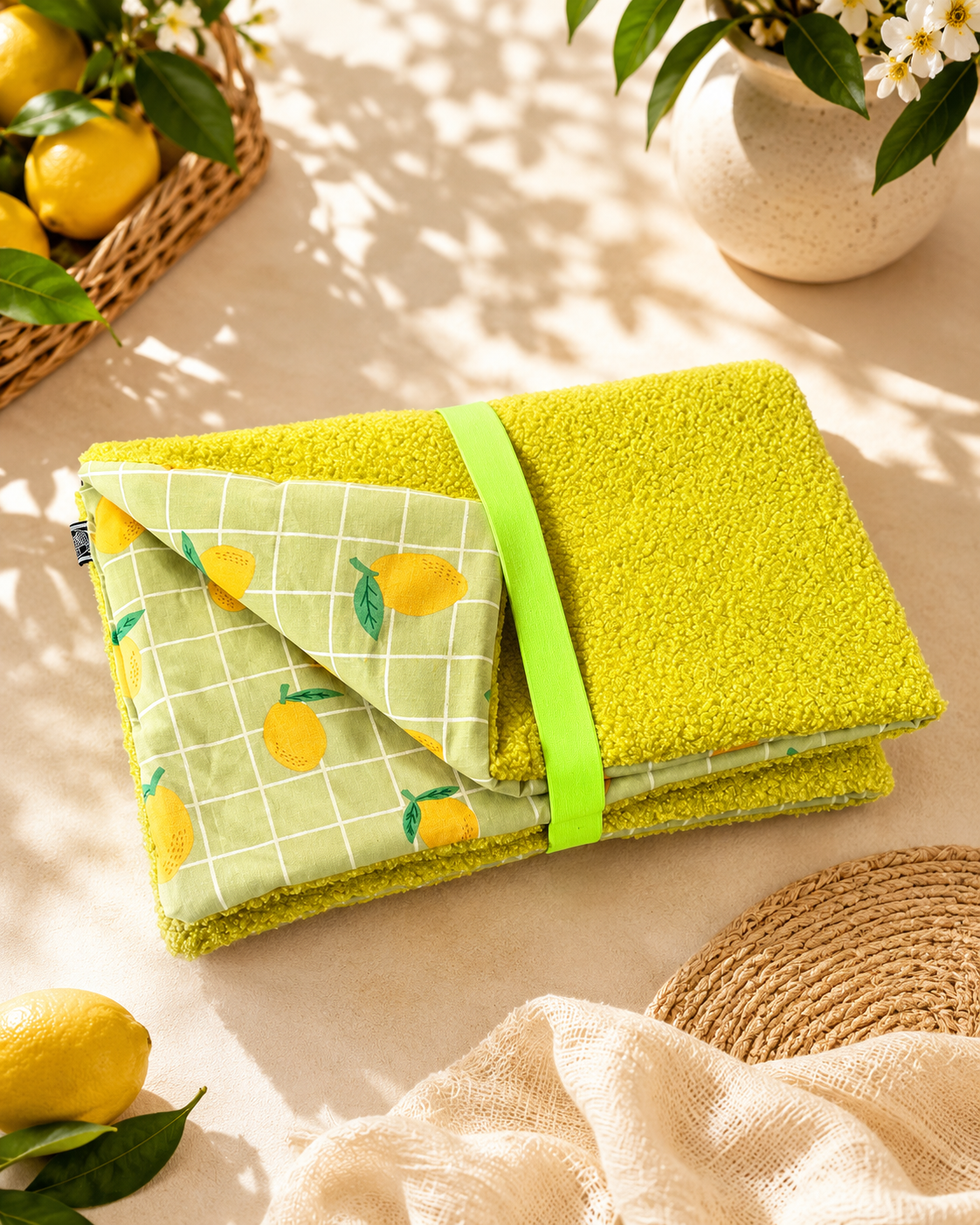 Sofortkauf | Lieblingsplatz to go Teddy Limette Zitronen mint