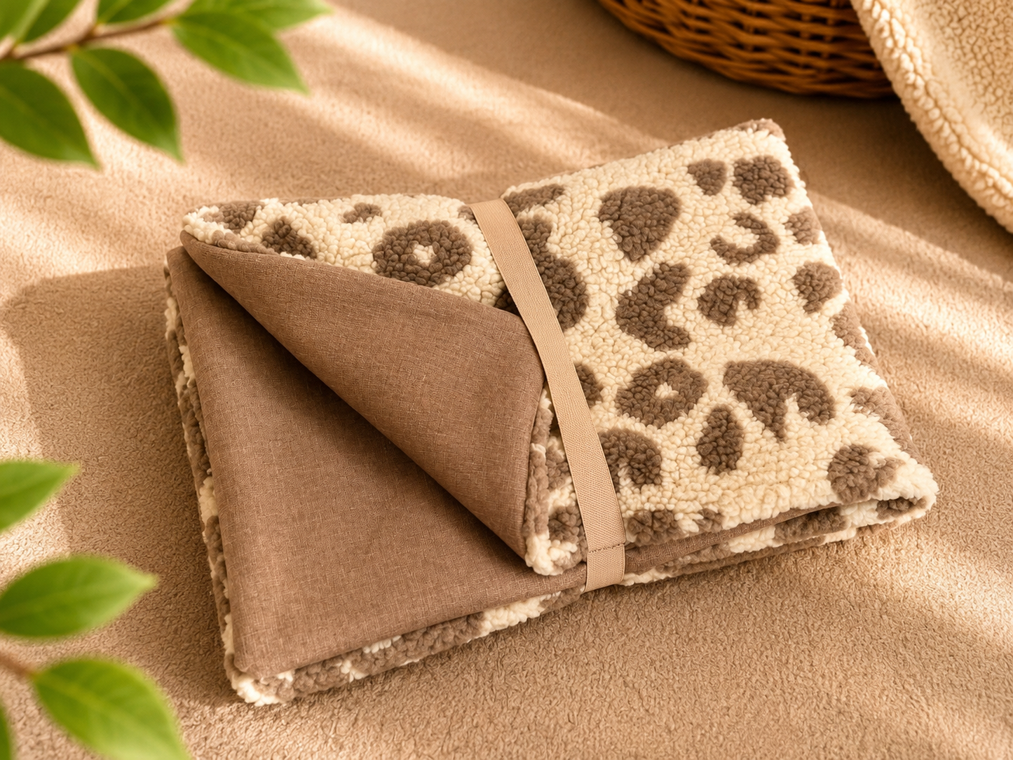 Sofortkauf | Lieblingsplatz to go Teddy Leo beige mit Hellbraun