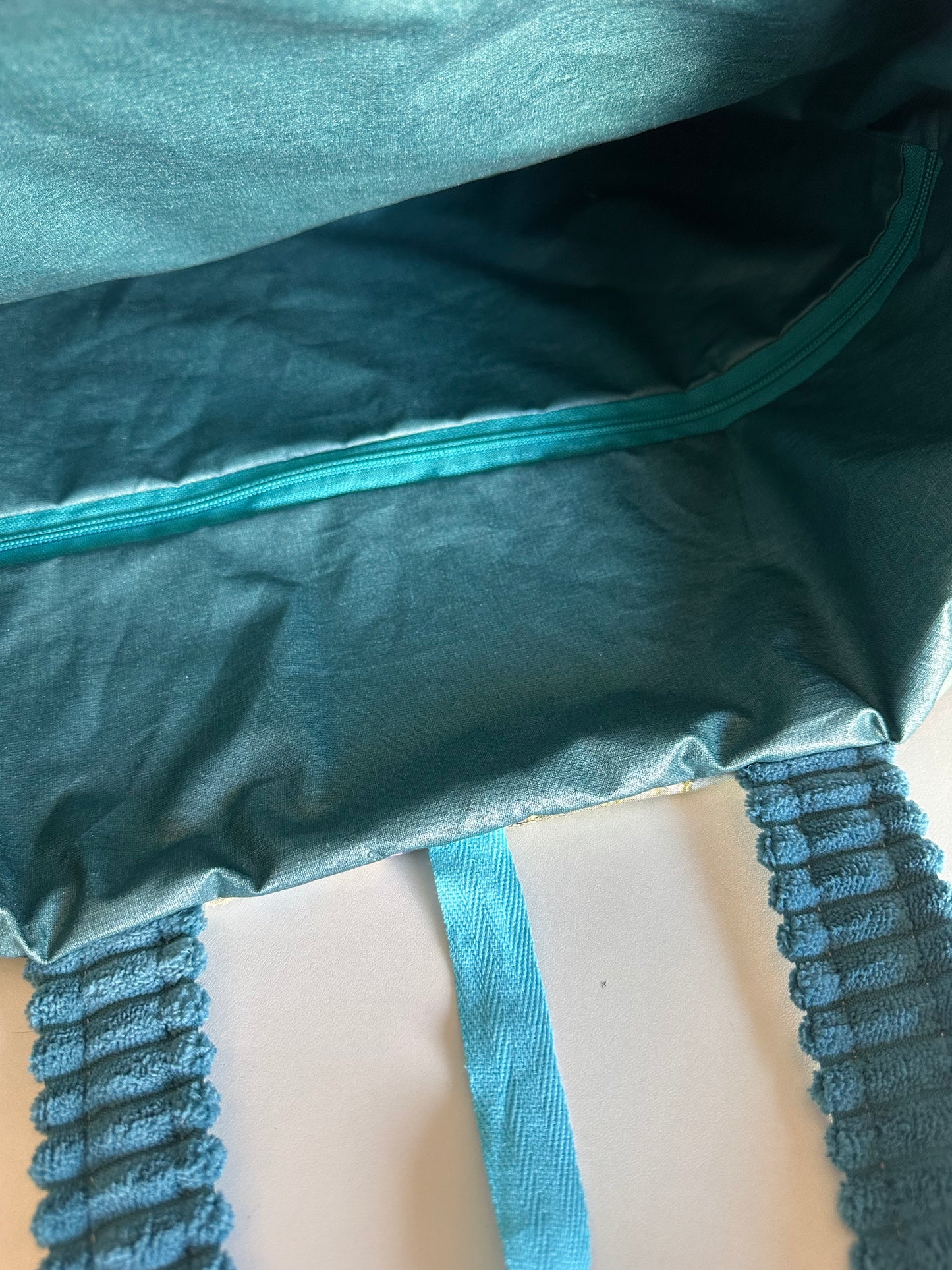 Sofortkauf || Shopper mint / gold (innen: petrol)