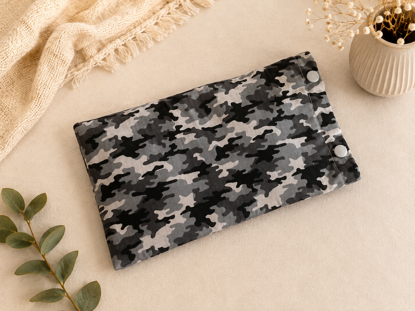 Sofortkauf | Körnerkissen Camouflage (2 Kammern * ca. 12 x 20 cm)