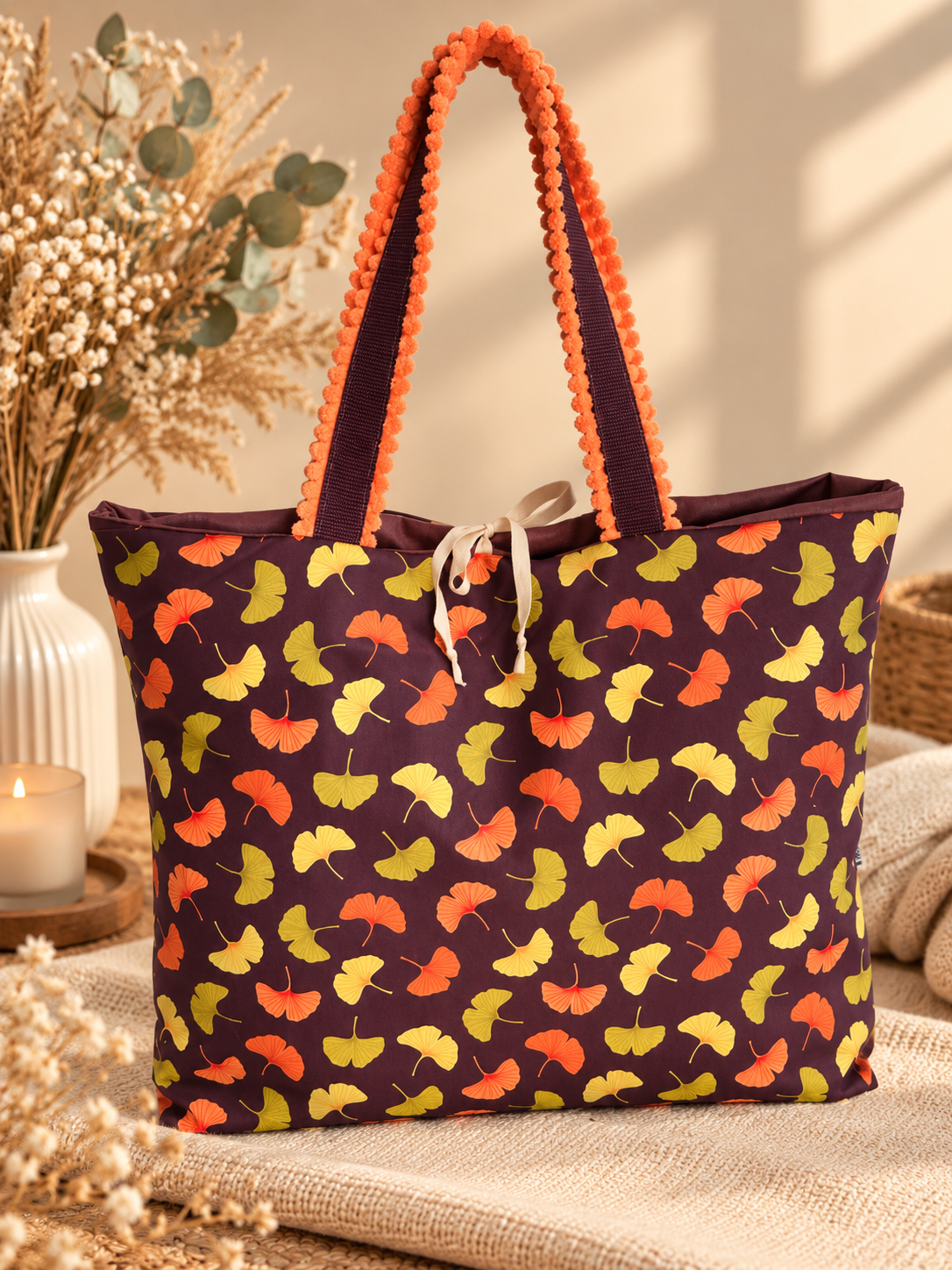 Sofortkauf || Shopper Gingko bordeaux