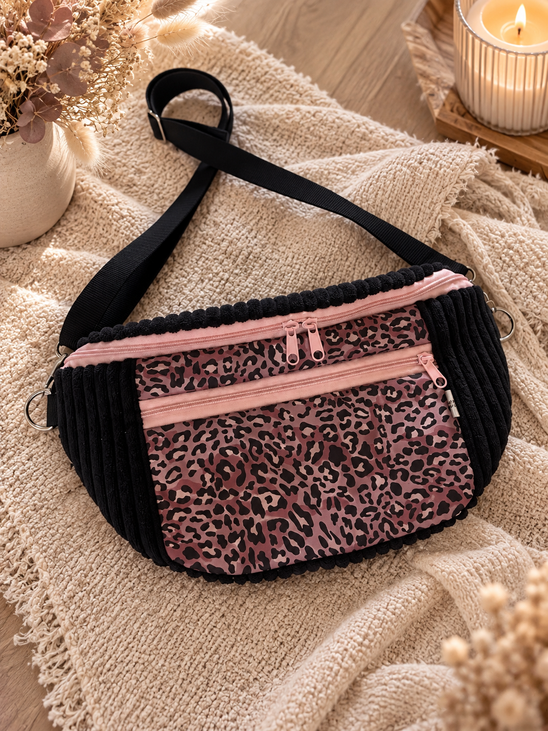 Bauchtasche Leo Altrosa