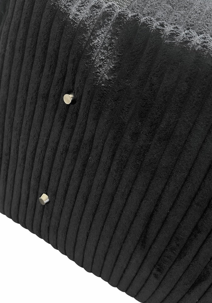 Sofortkauf | Hundetasche Cord schwarz mit Teddy Leo