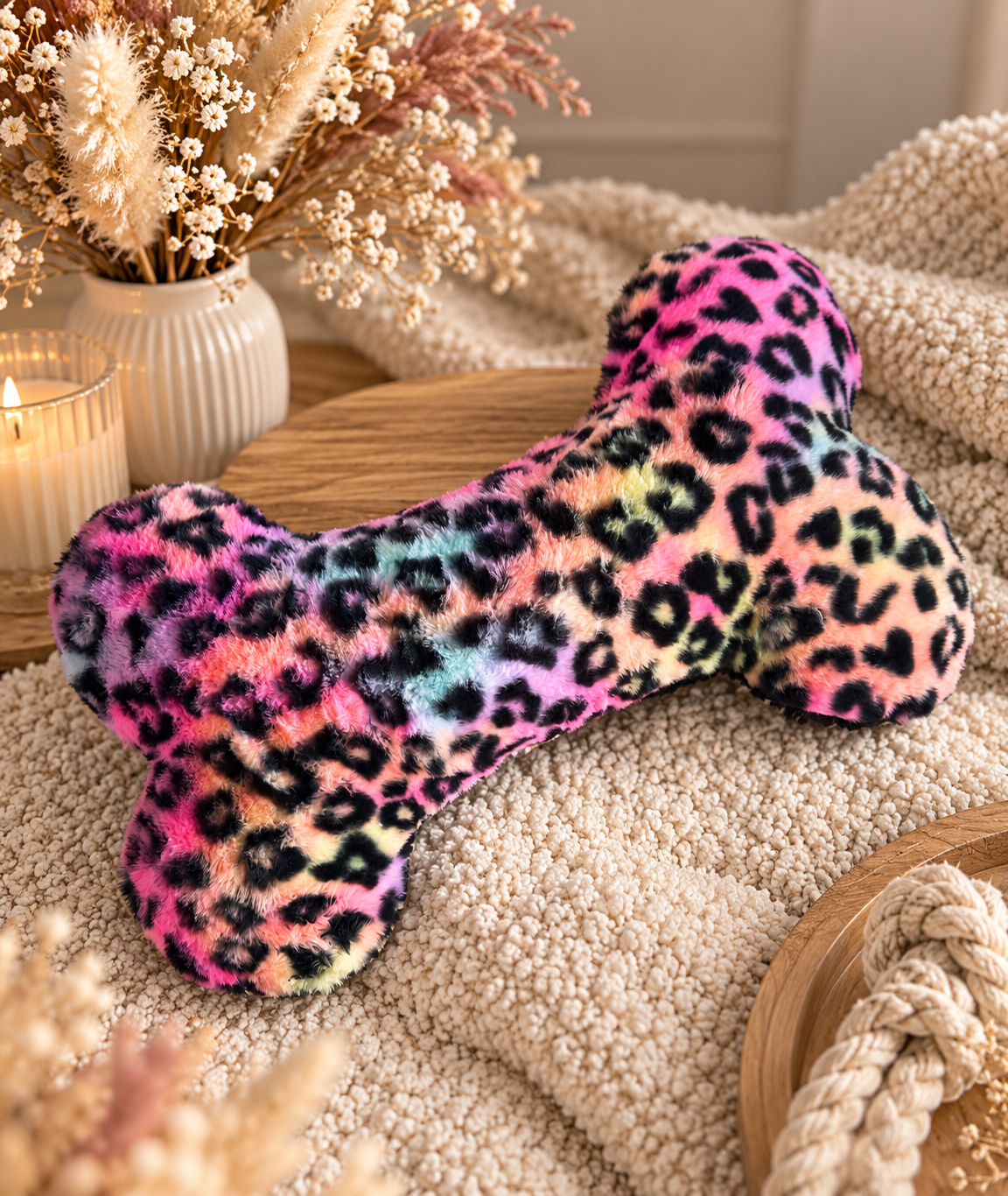 Kuschelkollektion Wellnessfleece Leo Bunt