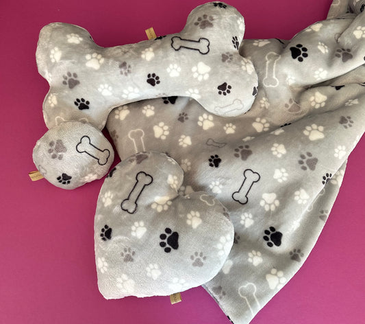 Fertig für dich: Kuschelkollektion Pfötchentraum Grau - sofort verfügbar!