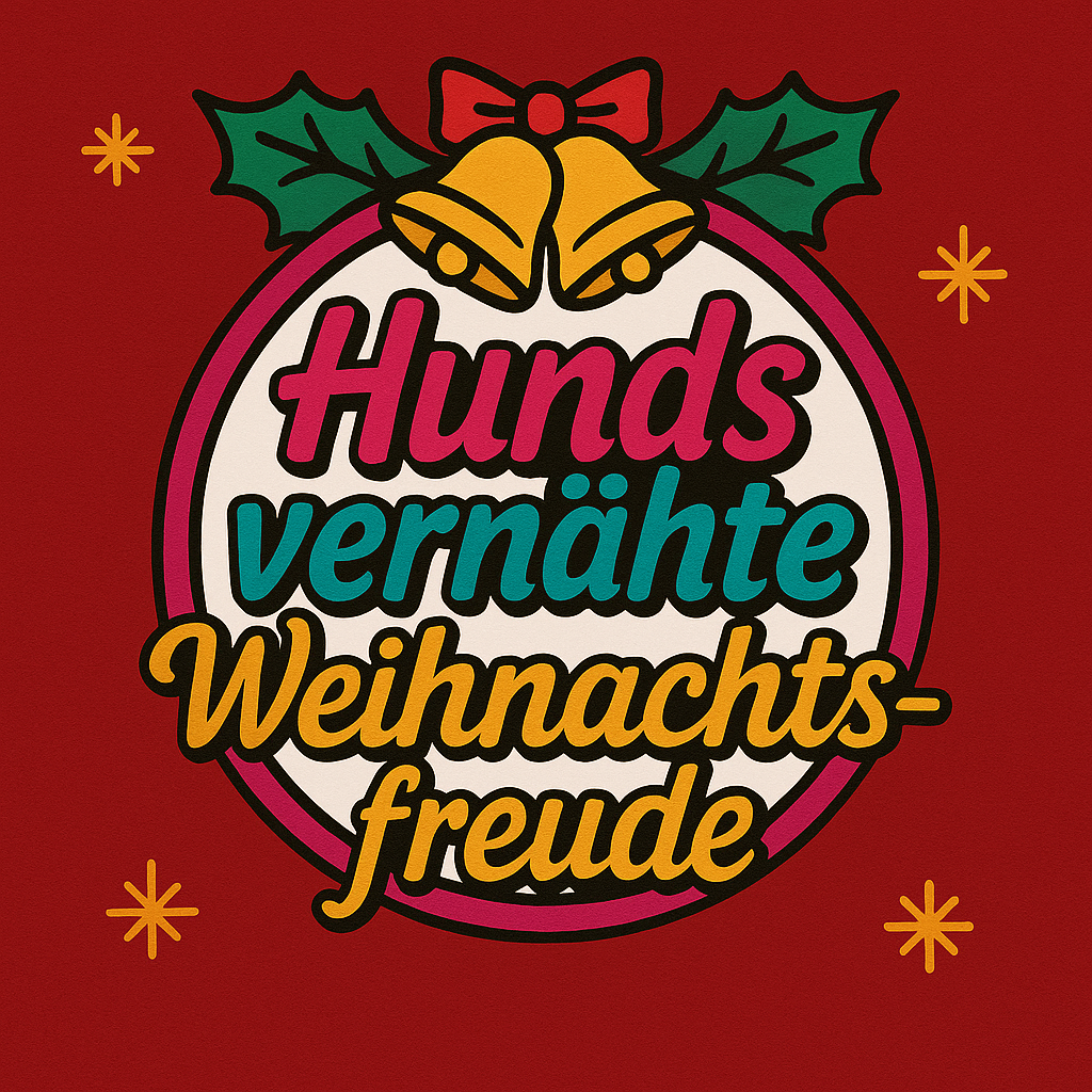 Hundsvernähte Weihnachtsfreude