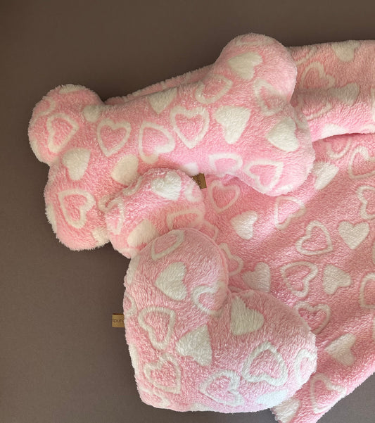 Fertig für dich: Kuschelkollektion Herz auf rosa - sofort verfügbar!