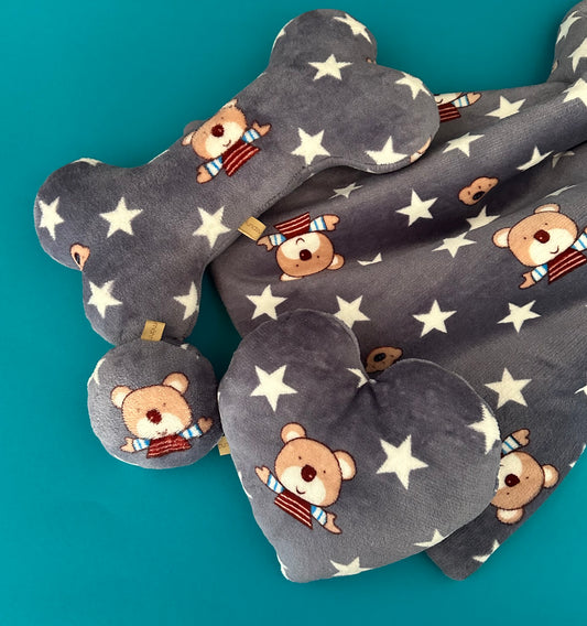Fertig für dich: Kuschelkollektion Bärchen Grau - sofort verfügbar!