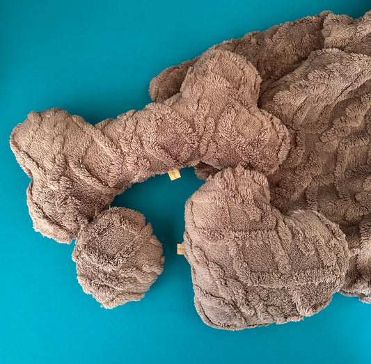Fertig für dich: Kuschelkollektion Zopfmuster taupe - sofort verfügbar!