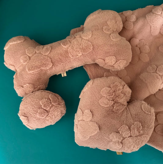 Fertig für dich: Kuschelkollektion Pfotenliebe altrosa - sofort verfügbar!