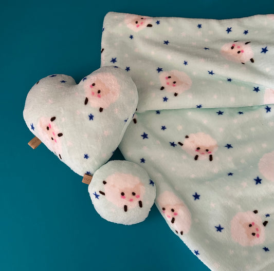 Fertig für dich: Kuschelkollektion Schäfchen mint - sofort verfügbar!