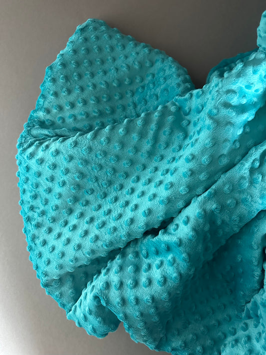 Sofortkauf | XXL Kuscheldecke Minky türkis