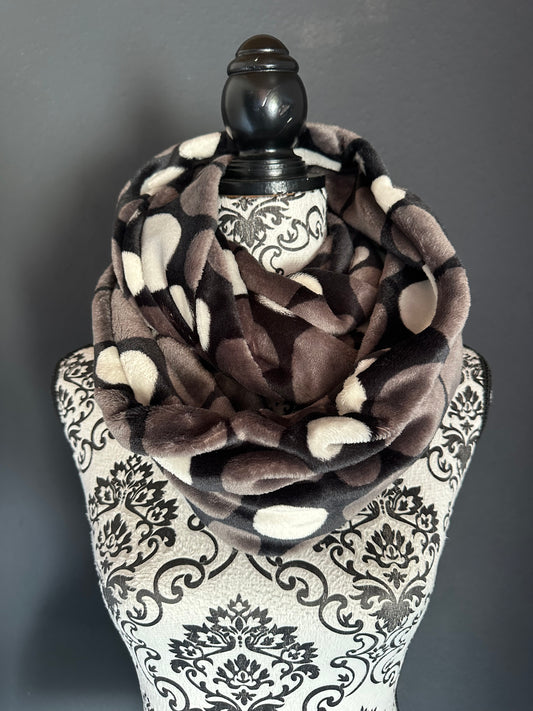 Sofortkauf | Loopschal Punkte schwarz