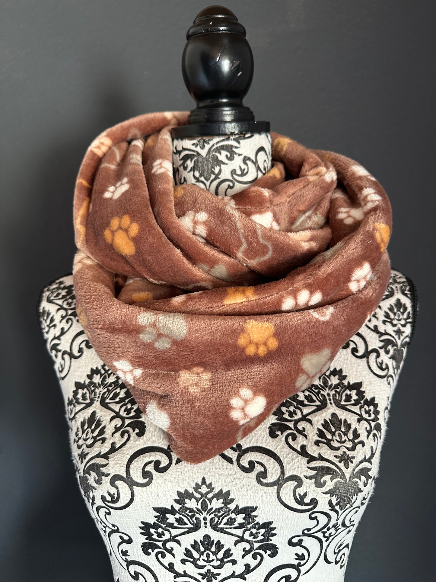 Sofortkauf | Loopschal Pfötchentraum braun