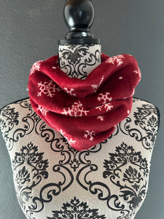 Sofortkauf | Halssocke Schneeflocke bordeaux