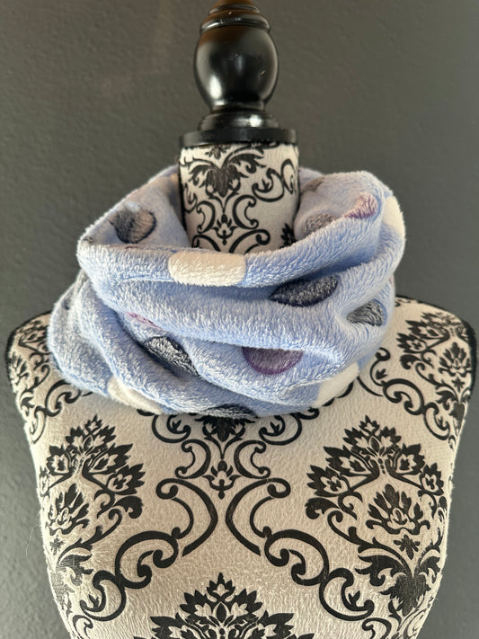 Sofortkauf | Halssocke Punkte blau