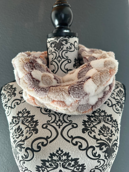 Sofortkauf | Halssocke Retroblumen braun