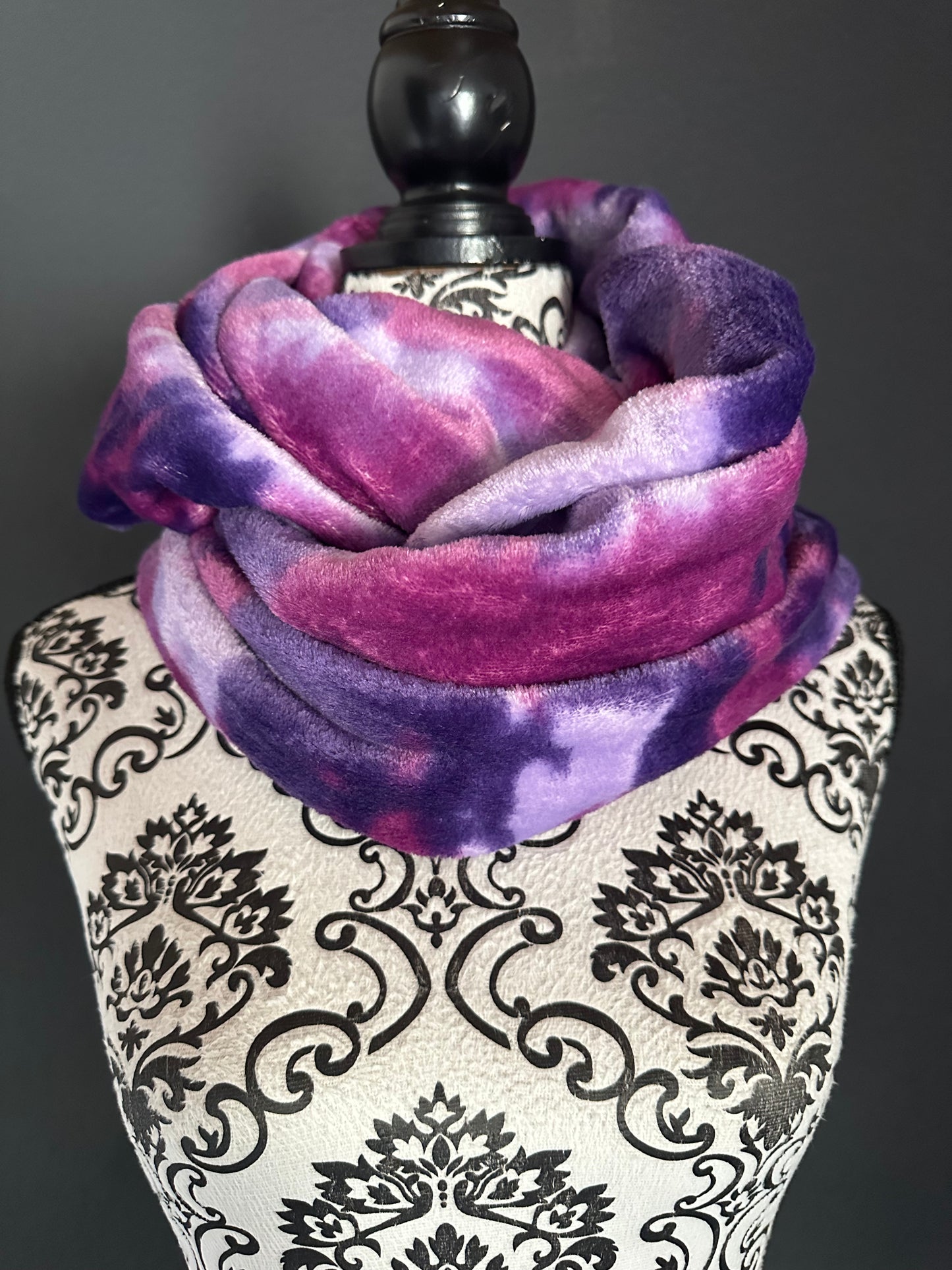 Sofortkauf | Loopschal Farbverlauf lila / pink