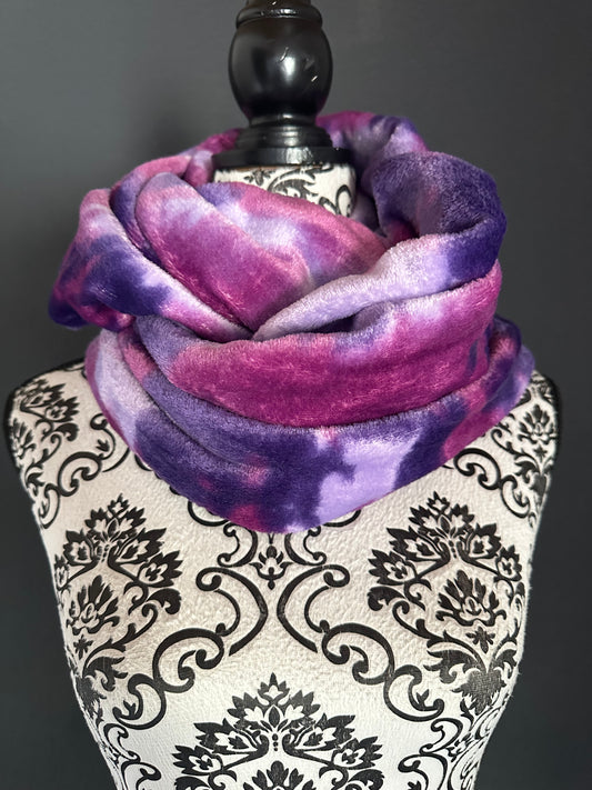 Sofortkauf | Loopschal Farbverlauf lila / pink