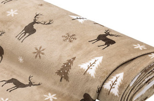 Vorbestellung | Kuschelkollektion Hirsch beige (Lieferzeit bis zu 7 Tagen)