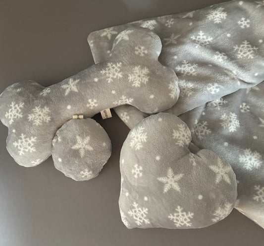 Sofortkauf | Kuschelkollektion Schneeflocke Grau