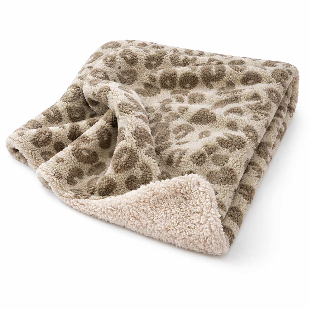 Kuschelkollektion Teddystoff Leo Beige