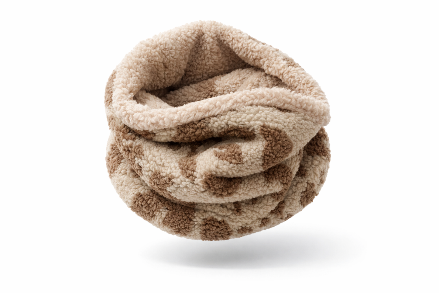 Sofortkauf | Halssocke Teddystoff Leo beige