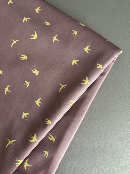Outlet: Softshelldecke Schwalben altrosa 50 x 70 cm (komplett Softshell)