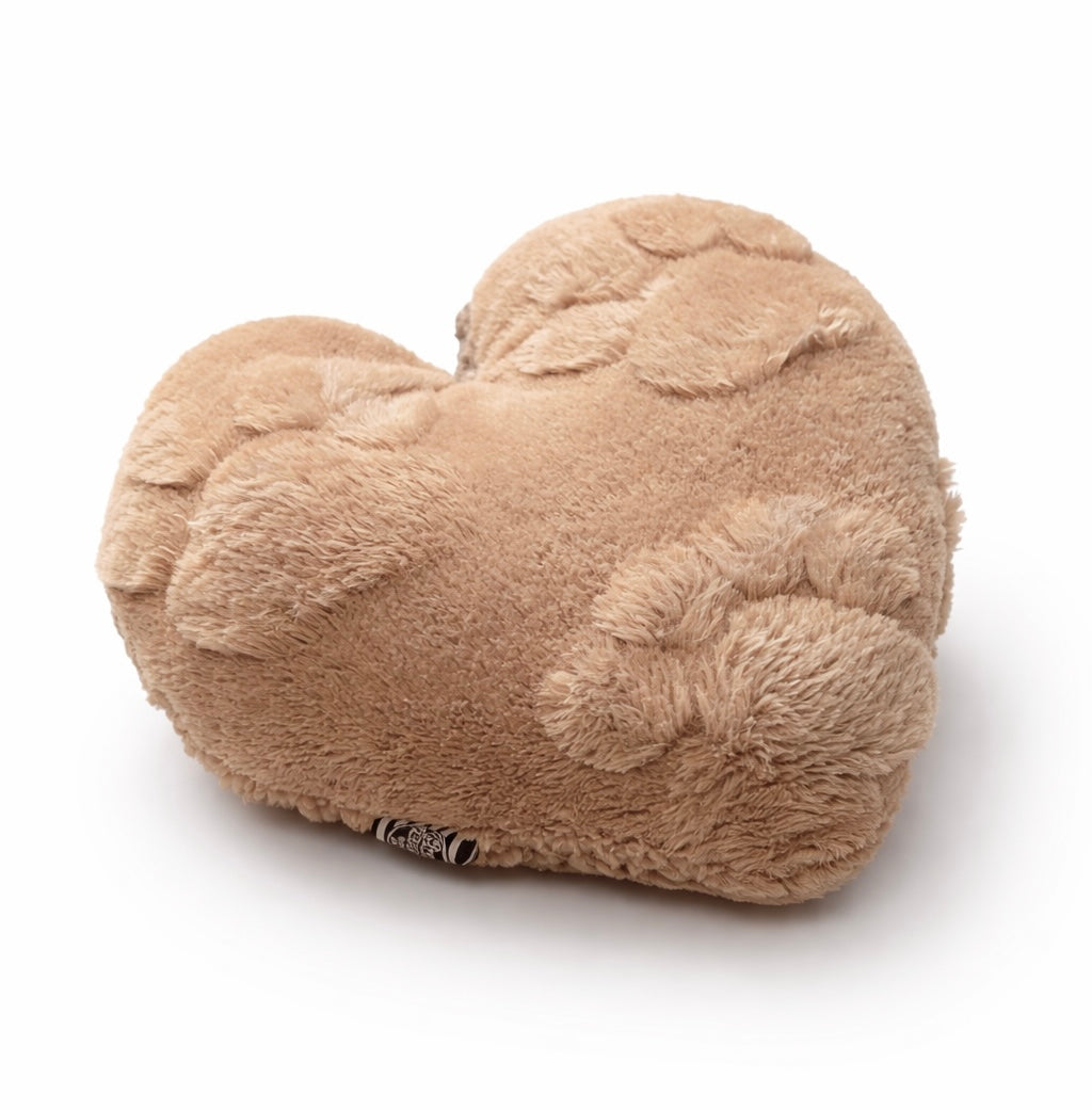 Kuschelkollektion Wellnessfleece Pfoten taupe