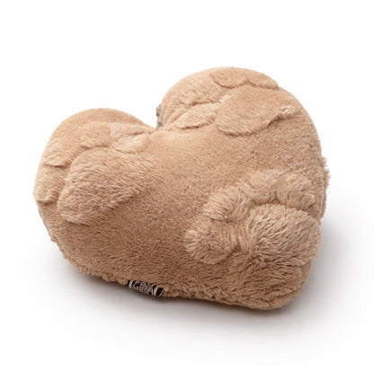 Kuschelkollektion Wellnessfleece Pfoten taupe