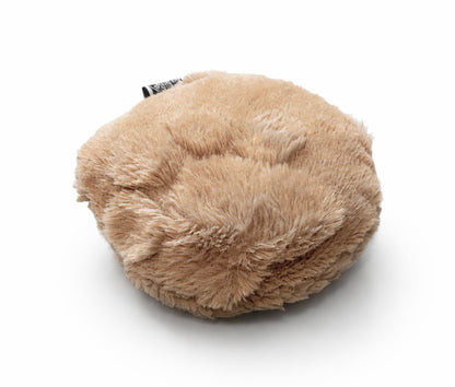 Kuschelkollektion Wellnessfleece Pfoten taupe