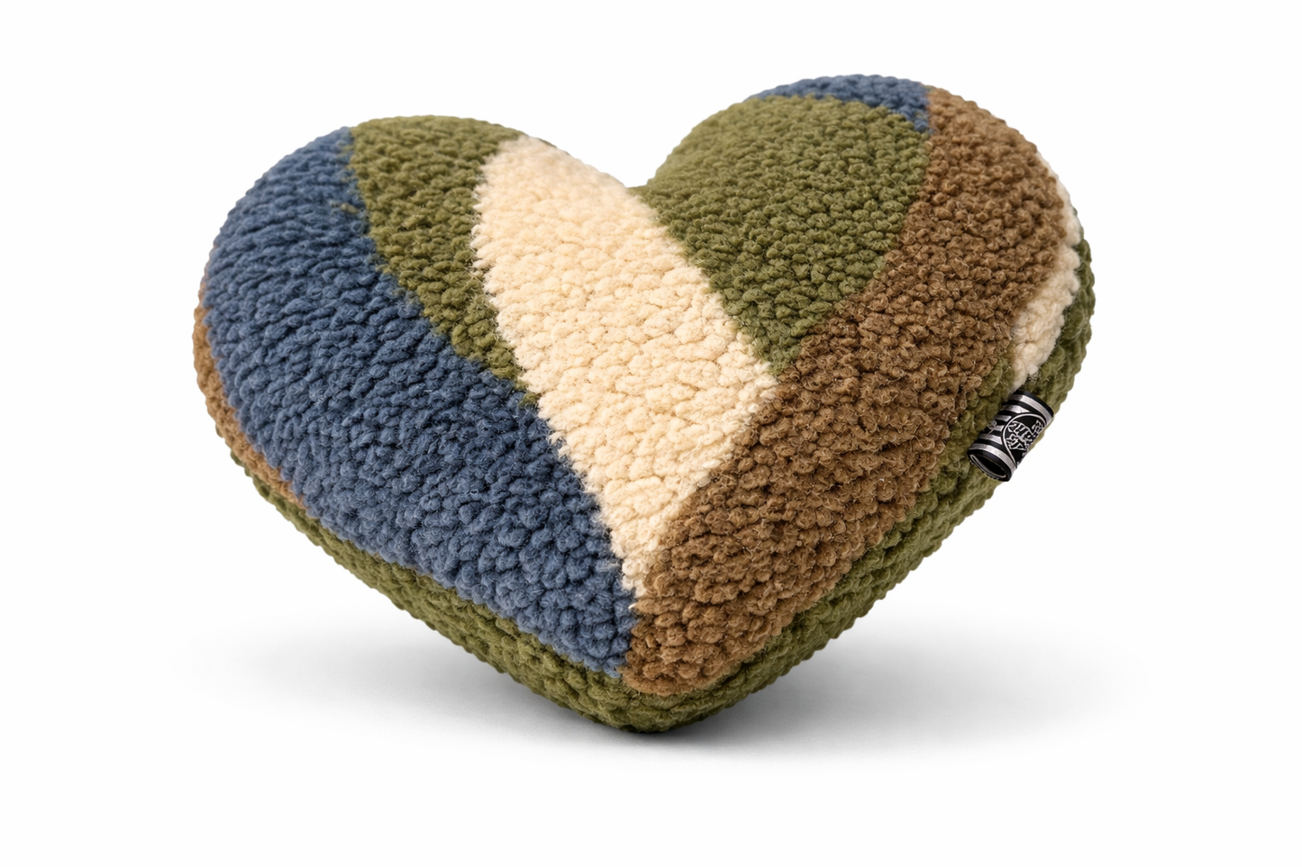 Kuschelkollektion Teddystoff Abstrakt oliv / braun