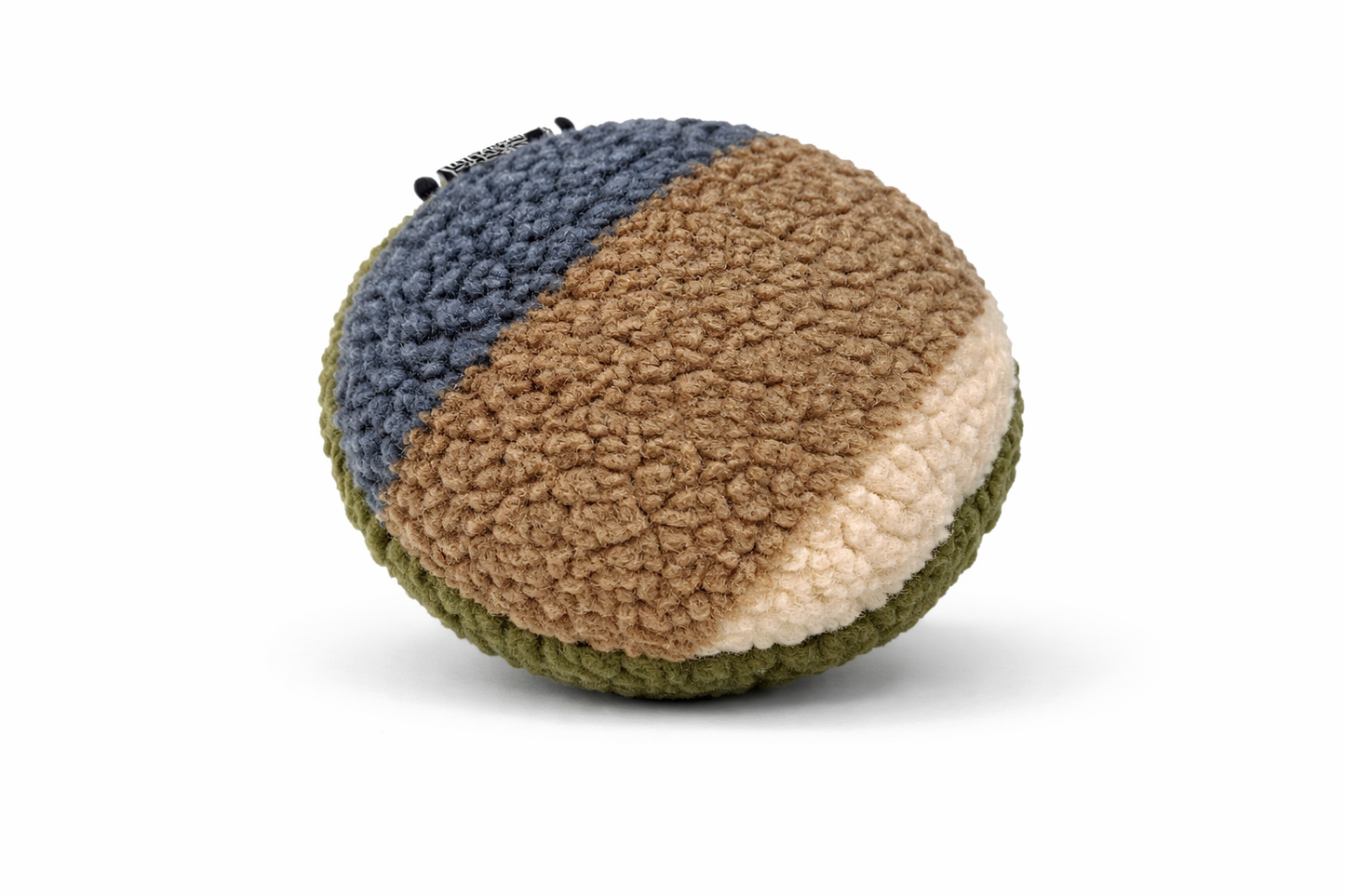 Kuschelkollektion Teddystoff Abstrakt oliv / braun
