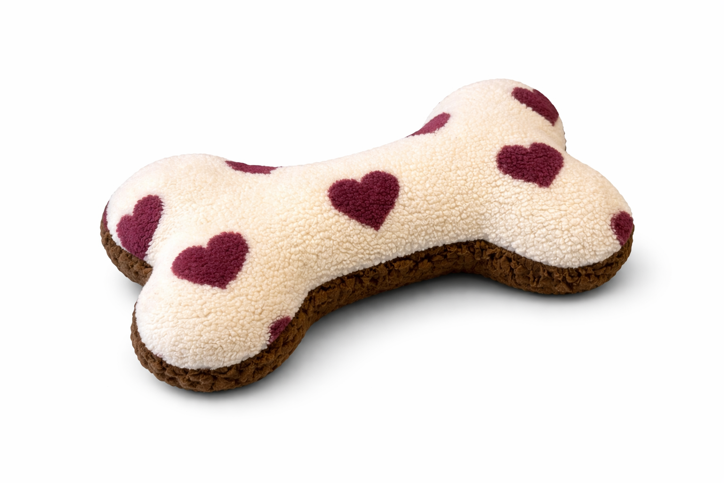 Kuschelkollektion Teddystoff Herzchen