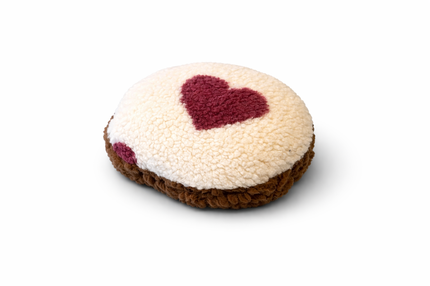 Kuschelkollektion Teddystoff Herzchen