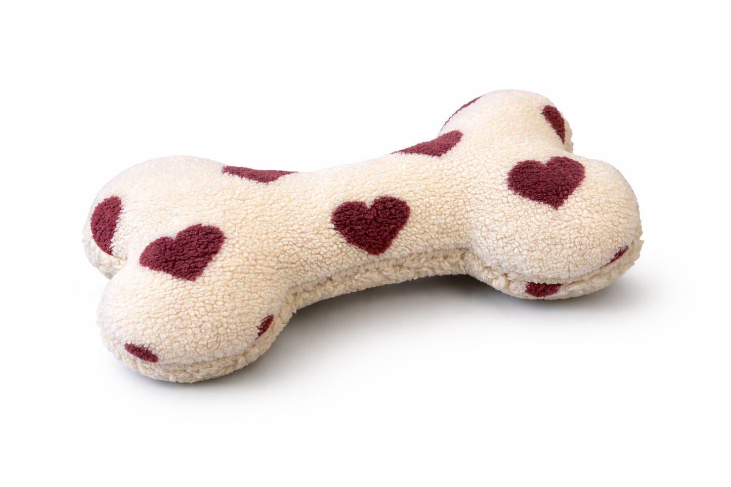 Kuschelkollektion Teddystoff Herzchen