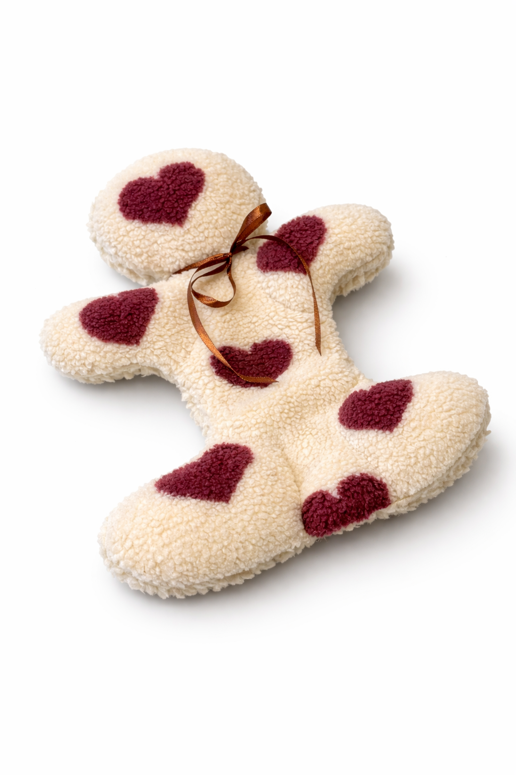 Kuschelkollektion Teddystoff Herzchen
