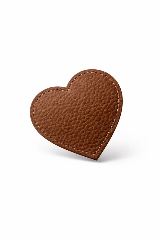 Sofortkauf | Herz für die Objektsuche Kunstleder Braun