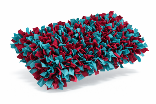 Sofortkauf | Schnüffelteppich petrol / beere