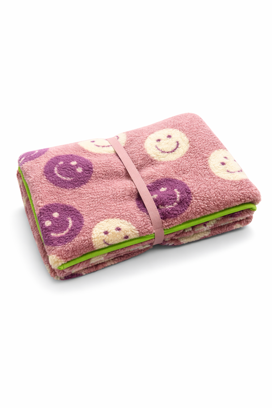 Sofortkauf | Lieblingsplatz to go Smiley mauve mit neongrün