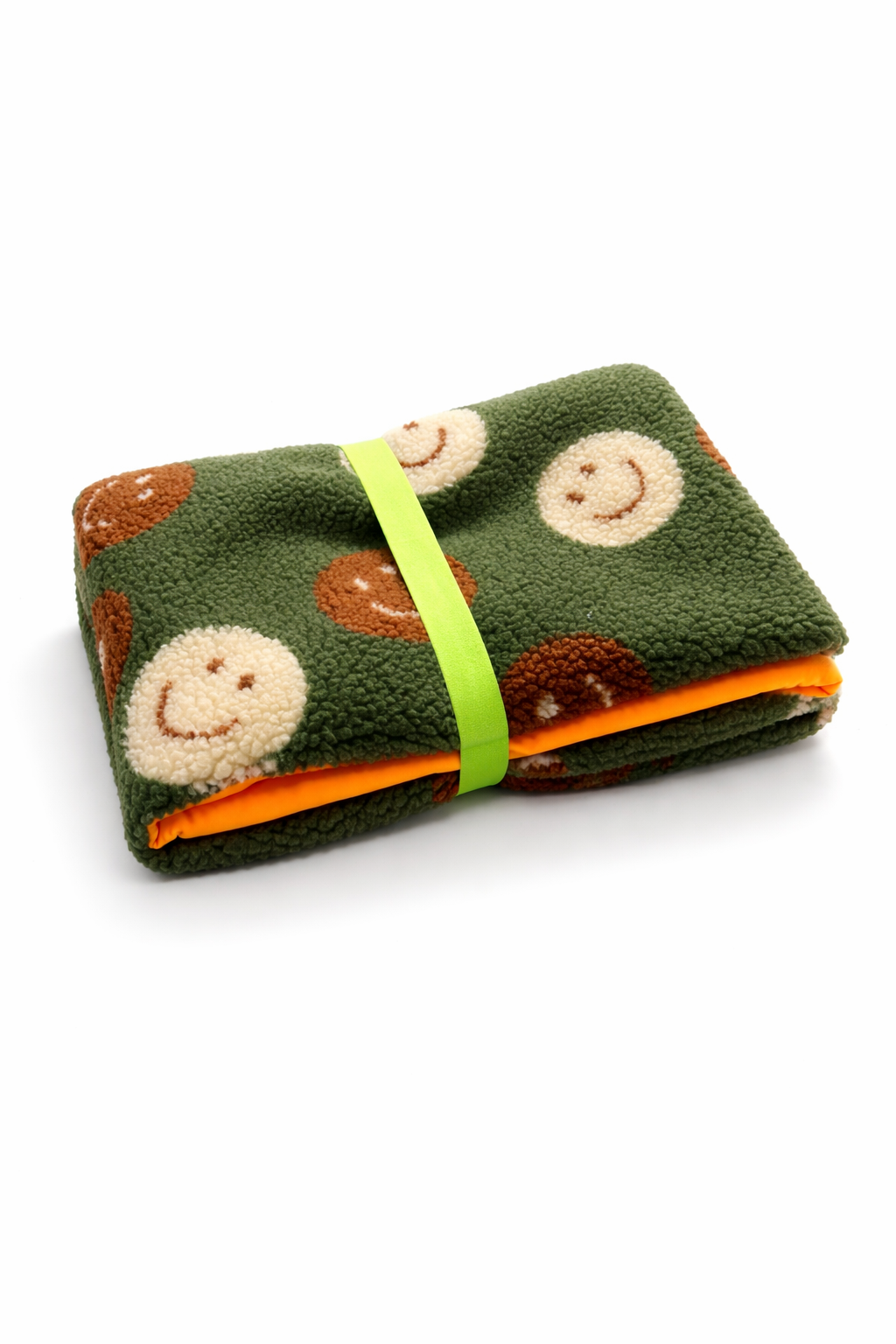 Sofortkauf | Lieblingsplatz to go Smiley oliv mit neonorange