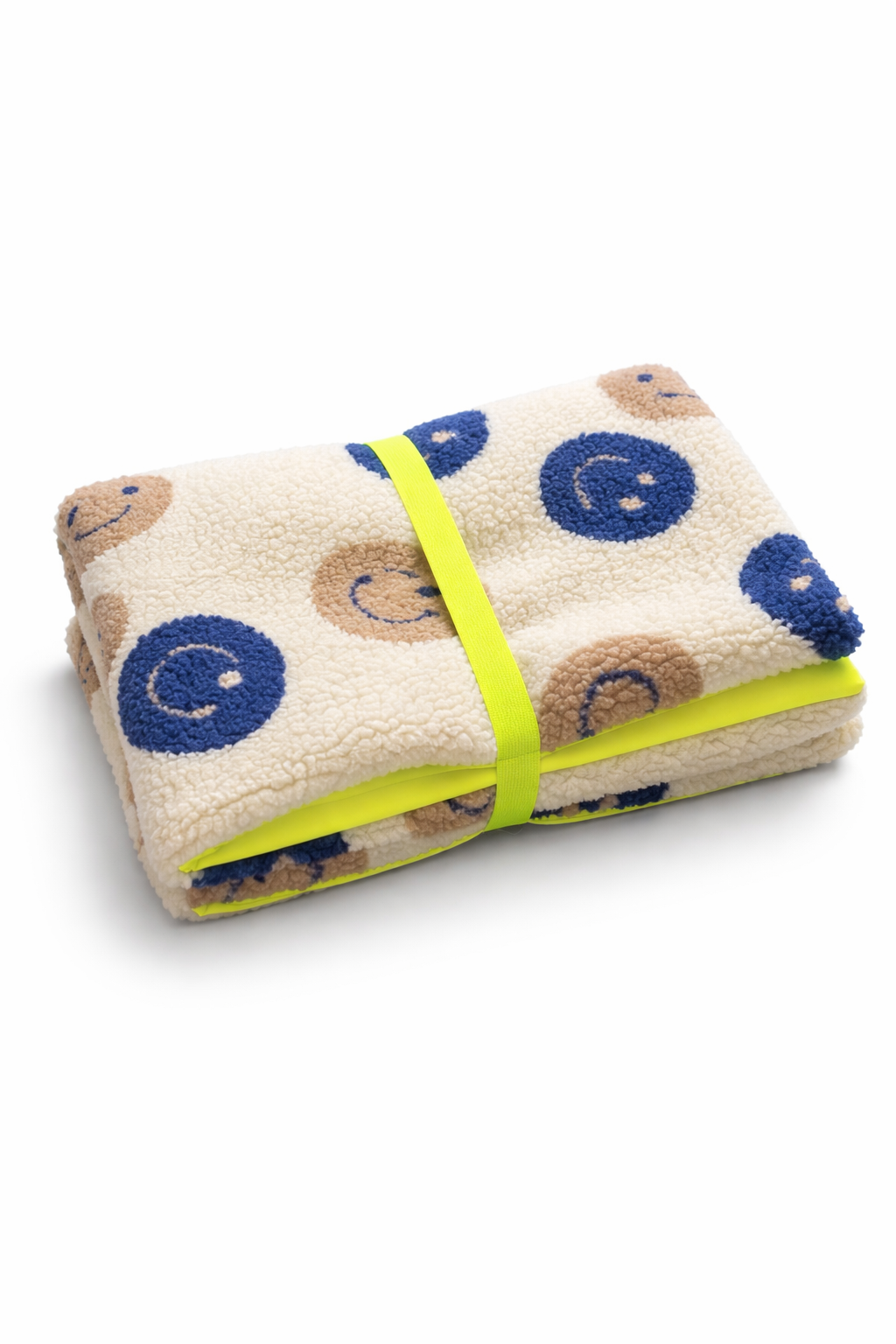 Sofortkauf | Lieblingsplatz to go Smiley beige mit Neongelb