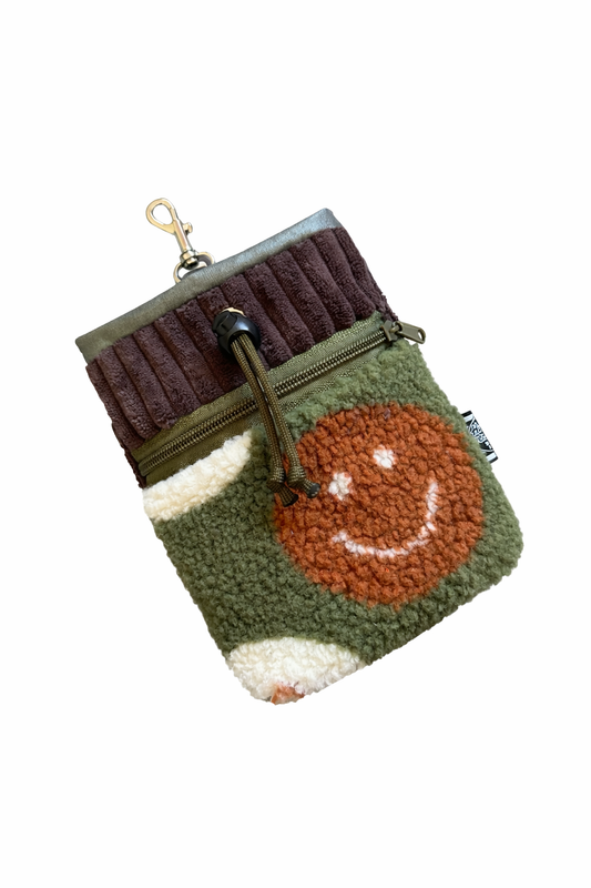 Sofortkauf | Futterbeutel Teddy Smiley oliv