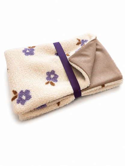 Sofortkauf | Lieblingsplatz to go Teddy Blümchen Beige mit hellbraun